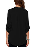Blusa elegante formal para mujeres, camiseta con estilo ondulado Elegantes tapas con capucha de regalo