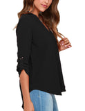 Blusa elegante formal para mujeres, camiseta con estilo ondulado Elegantes tapas con capucha de regalo