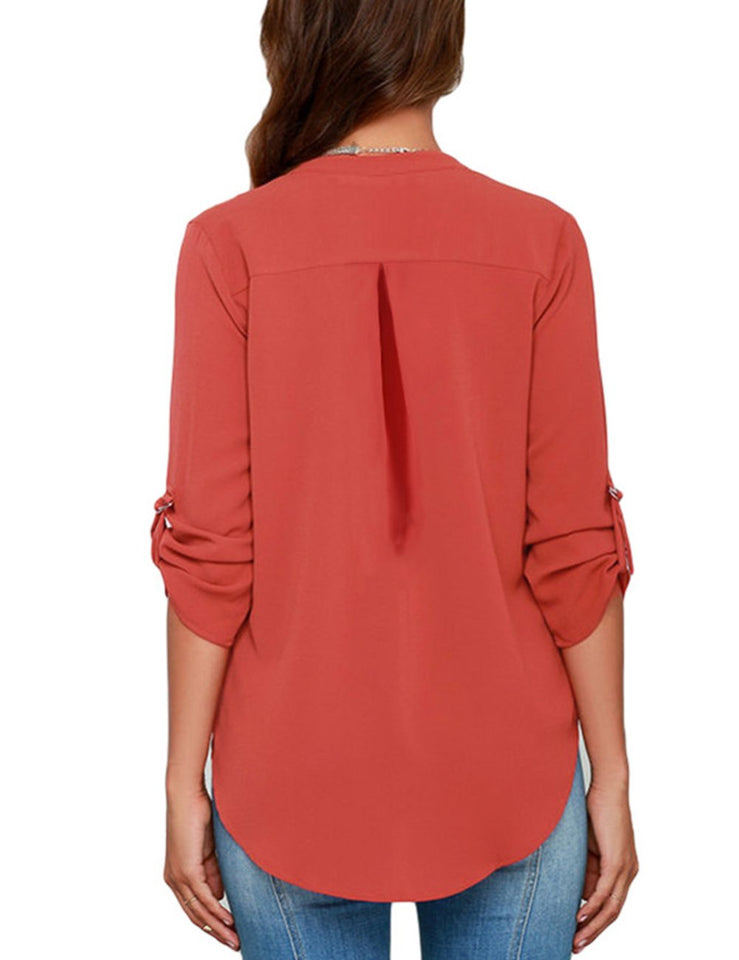 Blusa elegante formal para mujeres, camiseta con estilo ondulado Elegantes tapas con capucha de regalo