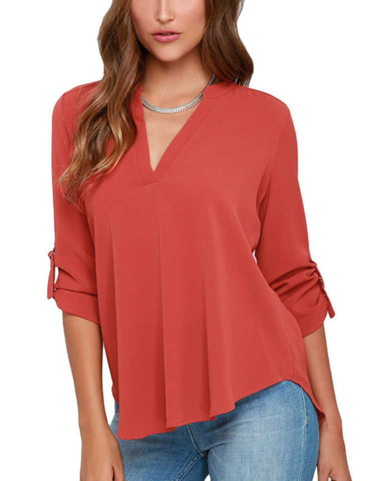 Blusa elegante formal para mujeres, camiseta con estilo ondulado Elegantes tapas con capucha de regalo